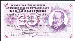 SUISSE/SWITZERLAND * 10 Francs * G. Keller * 15/05/1968 * Etat/Grade TTB/VF - Suiza