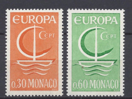 MÓNACO EUROPA CEPT 1966 Yv 698/9 MNH - 1966