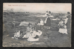 CPA Espagne Cadiz Merienda En La Caleta - Cádiz