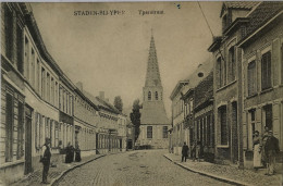 Staden Bij Yper // Yperstraat (Veel Volk) Feldpost 1917 - Staden