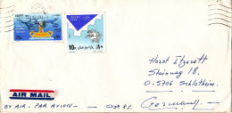 Egypt Cover Sent Air Mail To Germany 21-1-1993 Topic Stamps Incl. UPU - Brieven En Documenten