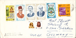 Egypt Cover Sent Air Mail To Germany 28-2-1993 Topic Stamps - Lettres & Documents