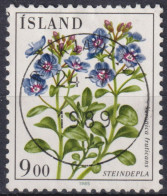 1985 Island > 1944-... Republik ° Mi:IS 629, Sn:IS 603, Yt:IS 582, Veronica Fruticans, Blumen - Oblitérés