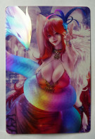 CARTE SEXY GIRL MANGA MINT HOLO PRISM Girl Waifu Tiamat Goddess - Other & Unclassified