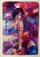 CARTE SEXY GIRL MANGA MINT HOLO PRISM Girl Waifu Moxxi ( Borderlands ) - Autres & Non Classés