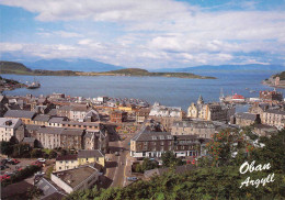 Oban - Vue Sur La Ville Vers L'ouest En Direction De L'île De Kerrara - Argyllshire