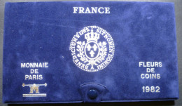 Francia - Serie Zecca 1982 - KM# SS19 - BU, Proofs & Presentation Cases