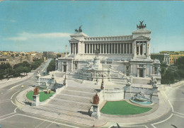 Cartolina Roma - Monumento A Vittorio Emanuele II - Altare Della Patria
