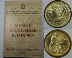 ITALIA 2000 LIRE ARGENTO 1999 MUSEO NAZIONALE ROMANO FDC - Set Fior Di Conio