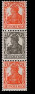 Deutsches Reich S 14 Germania MLH Mint Falz * - Carnets & Se-tenant