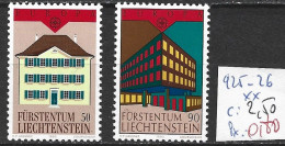 LIECHTENSTEIN 925-26 ** Côte 2.50 € - 1990