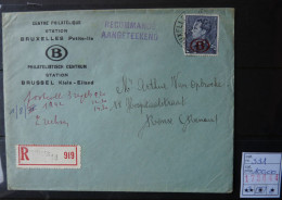 Belgique SERVICE S31 Sur Lettre 1942 Cat : 100,00€ - Brieven En Documenten