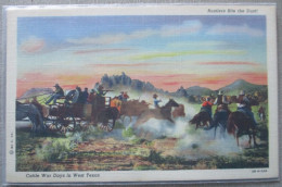 USA UNITED STATES FAR WEST TEXAS STAGE COACH WAGON POSTCARD CARTE POSTALE ANSICHTSKARTE CARTOLINA POSTKARTE - Atlanta