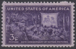 !a! USA Sc# 0926 MNH SINGLE (a2) - Motion Pictures; 50th Anniv. - Ongebruikt