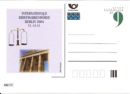 CDV A 110 Czech Republic Berlin Stamp Exhibition 2004 Brandenburg Gate - Cartes Postales