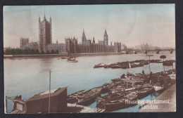 UNITED KINGDOM - London, House Of Parliament / Postcard Circulated, 2 Scans - Houses Of Parliament