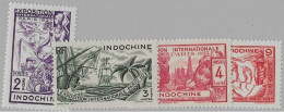 Indochine  - YT N° 193 / 194 / 195 / 197 ** - Neuf Sans Charnière - 1937 - Ongebruikt