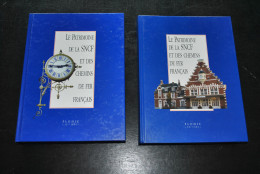 LE PATRIMOINE DE LA SNCF ET DES CHEMINS DE FER FRANÇAIS - Complet En 2 Volumes Matériel Roulant Automotrice Wagon Gare - Ferrocarril & Tranvías