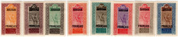 SUDAN FRANCESE, FRENCH SUDAN, MOTIVI LOCALI, 1921-1930, FRANCOBOLLI NUOVI (MLH*) Scott:FR-SU 29-33,35-37 - Unused Stamps