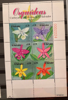 El Salvador 1999, Orchids, MNH S/S - Salvador