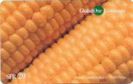 Switzerland: Prepaid GlobalOne - Harvest 2, Corncob - Suisse