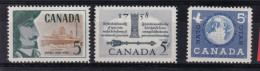 Canada YT° 306 + 309 + 311 - Oblitérés