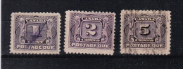 Canada Taxe YT° 1-3 - Postage Due