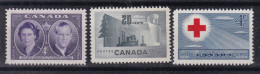 Canada YT° 250 + 251 + 252 - Used Stamps