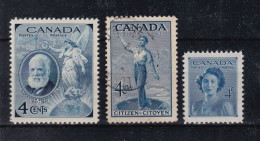 Canada YT° 225 + 226 + 227 - Used Stamps