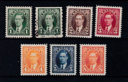 Canada YT° 190-195 - Used Stamps