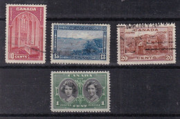 Canada YT° 197-201 - Used Stamps