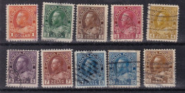 Canada YT° 108-118 - Used Stamps