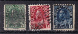 Canada YT° 93-99 - Used Stamps