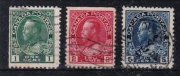 Canada YT° 93-99 - Used Stamps