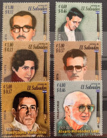 El Salvador 2005, Writers, MNH Stamps Set - Salvador