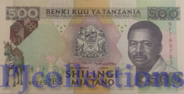 TANZANIA 500 SHILINGI 1993 PICK 26c UNC - Tansania