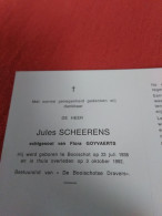 Doodsprentje Jules Scheerens / Booischot 23/7/1938 - 3/10/1992 ( Flora Goyvaerts ) - Religion & Esotérisme