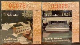 El Salvador 2008, 82 Years History Of Radio, MNH Stamps Set - Salvador