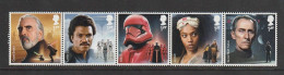 Great Britain 2019 Star Wars (Series III) 5v.** Mi 4490-4494, Sn 3920a, Yt 4902-4906, Sg 4292a - Unused Stamps