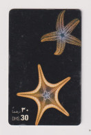 UNITED ARAB EMIRATES - Deep Sea Starfish Remote Phonecard - Emirats Arabes Unis