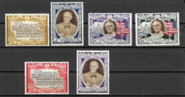 SAN MARINO -1947 - F.D. ROOSEVELT -SERIE 6 VALORI - NUOVA MH*(YVERT 279\84 - MICHEL 256\64 - SS 301\6) - Unused Stamps