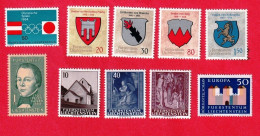 WW14310- LIECHTENSTEIN 1964- MNH_ ANO COMPLETO - Vollständige Jahrgänge