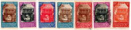 SUDAN FRANCESE, FRENCH SUDAN, MONUMENTI, 1931-1940, FRANCOBOLLI NUOVI (MLH*) E USATI Scott:FR-SU 78-84 - Usados