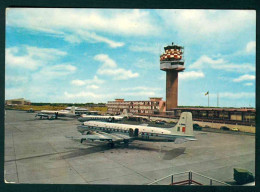 BB348 - ROMA  FIUMICINO AEROPORTO INTERNAZIONALE LEONARDO DA VINCI AEREI AVION PLANE 1961 - Fiumicino