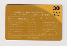 UNITED ARAB EMIRATES - Business Services Remote Phonecard - Emirati Arabi Uniti