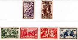 SUDAN FRANCESE, FRENCH SUDAN, ESPOSIZIONE INTERNAZIONALE, PARIGI, 1937, FRANCOBOLLI NUOVI (MLH*) Scott:FR-SU 106-111 - Unused Stamps