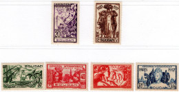 SUDAN FRANCESE, FRENCH SUDAN, ESPOSIZIONE INTERNAZIONALE, PARIGI, 1937, FRANCOBOLLI NUOVI (MLH*) Scott:FR-SU 106-111 - Neufs