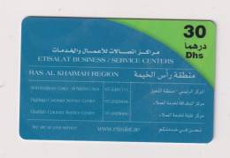 UNITED ARAB EMIRATES - Business Services Remote Phonecard - Ver. Arab. Emirate