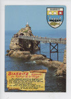 Biarritz : Légende Du Rocher De La Vierge   - Le Rocher, Blason Coquillage Coquille Saint Jacques étoile Baleine - Märchen, Sagen & Legenden