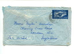 PORTUGAL - Entier Postal 3$50 Par Avion Pour L'Angleterre - - Postal Stationery